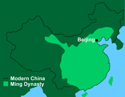Map of Ming Dynasty