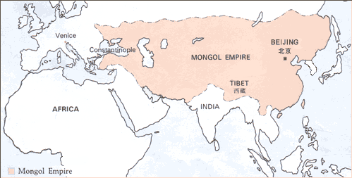Territory of the Yuan